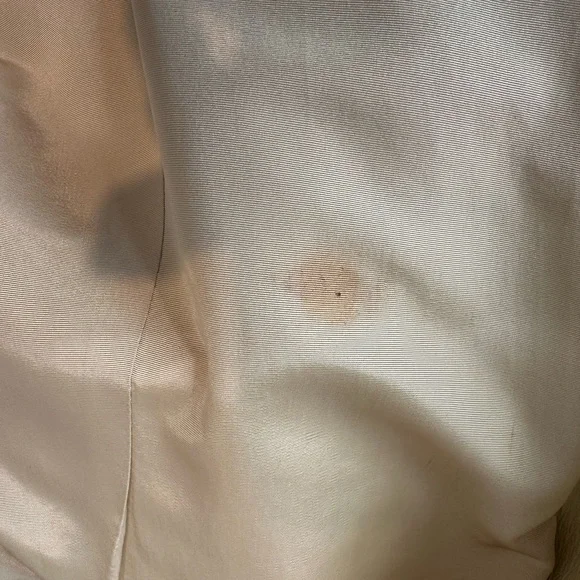 Vintage Yellow Leather Coat with Fur Collar - Picture 11 of 16